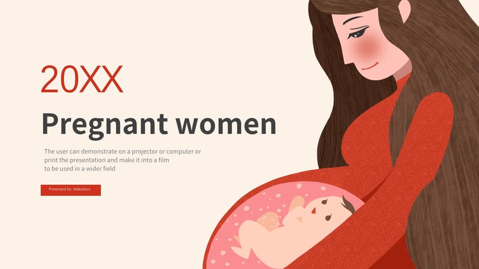 Pregnant and pregnant women class Template For Google Slides And Powerpoint -page 0