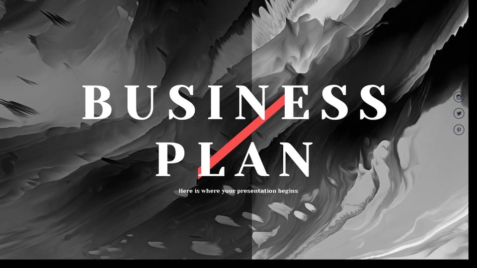 Red cool black simple work report Template For Google Slides And Powerpoint -page 0