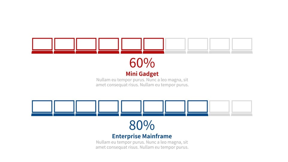 red white and blue train traveling down train tracks powerpoint background