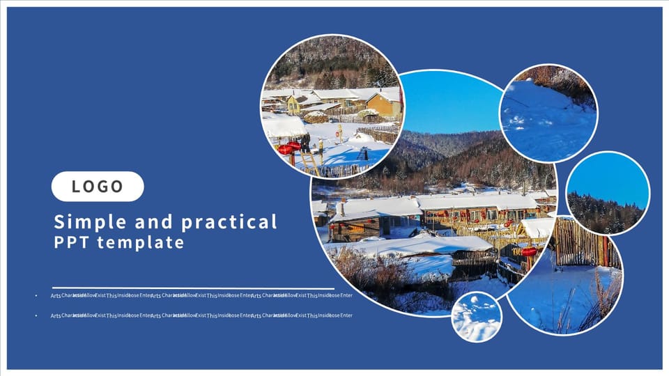 rural tourism northeast snow country Template For Google Slides And Powerpoint -page 0