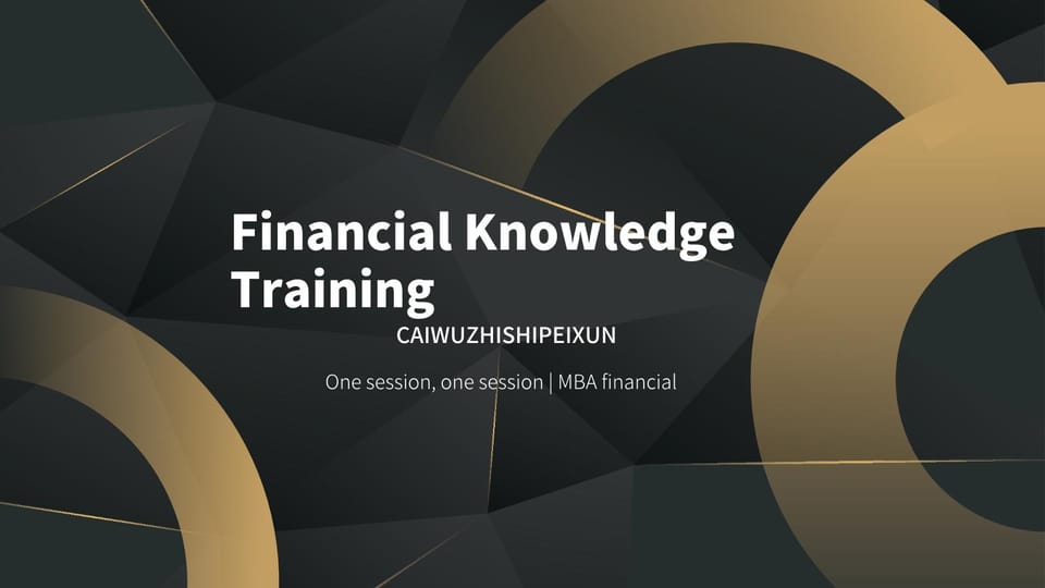 simple business style financial knowledge training Template For Google Slides And Powerpoint -page 0