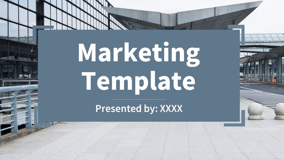 simple enterprise marketing plan presentation Template For Google Slides And Powerpoint -page 0