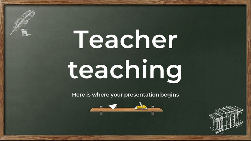 simple blackboard education parent teacher meetings Template For Google Slides And Powerpoint -page 0