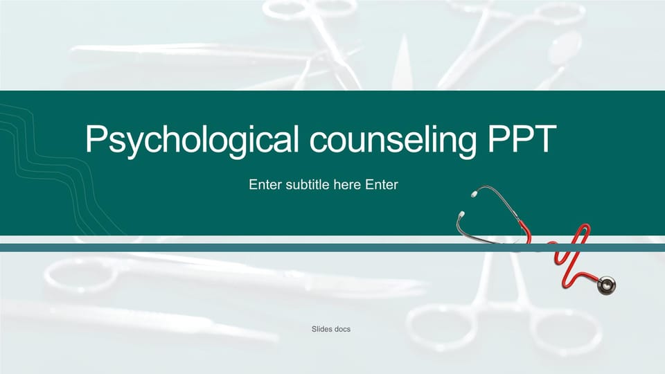 simple psychological counseling knowledge Template For Google Slides And Powerpoint -page 0