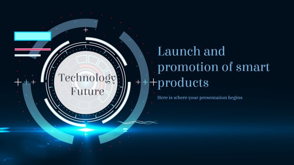Smart product launch promotion Template For Google Slides And Powerpoint -page 0