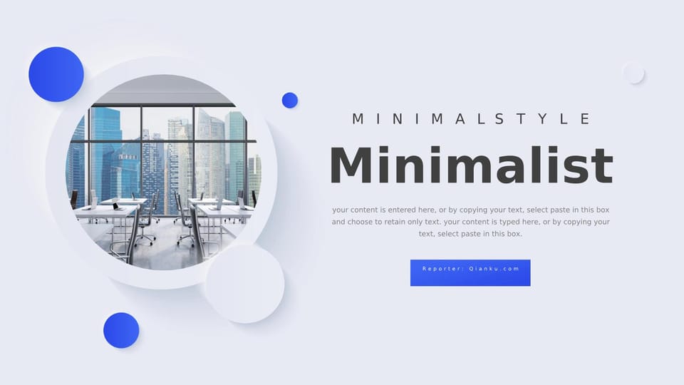 Summary of General Work Plan for a Minimalist White Wind Department Template For Google Slides And Powerpoint -page 0