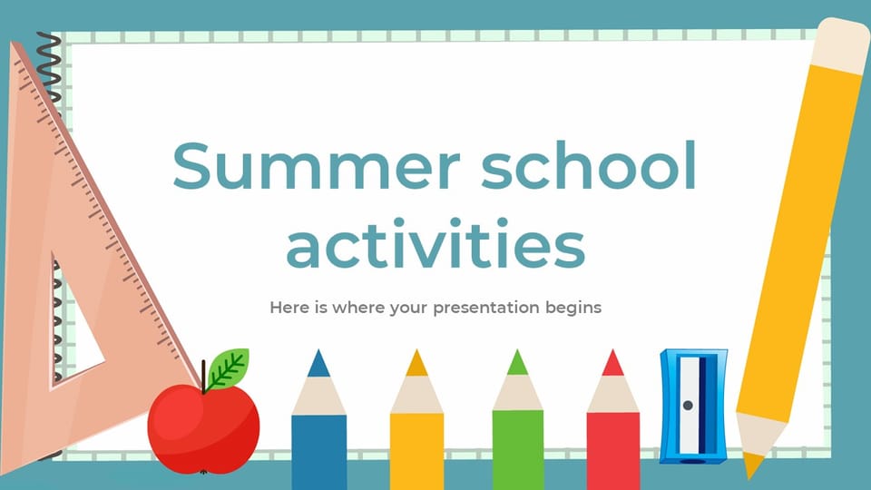 summer class tourism enrollment Template For Google Slides And Powerpoint -page 0