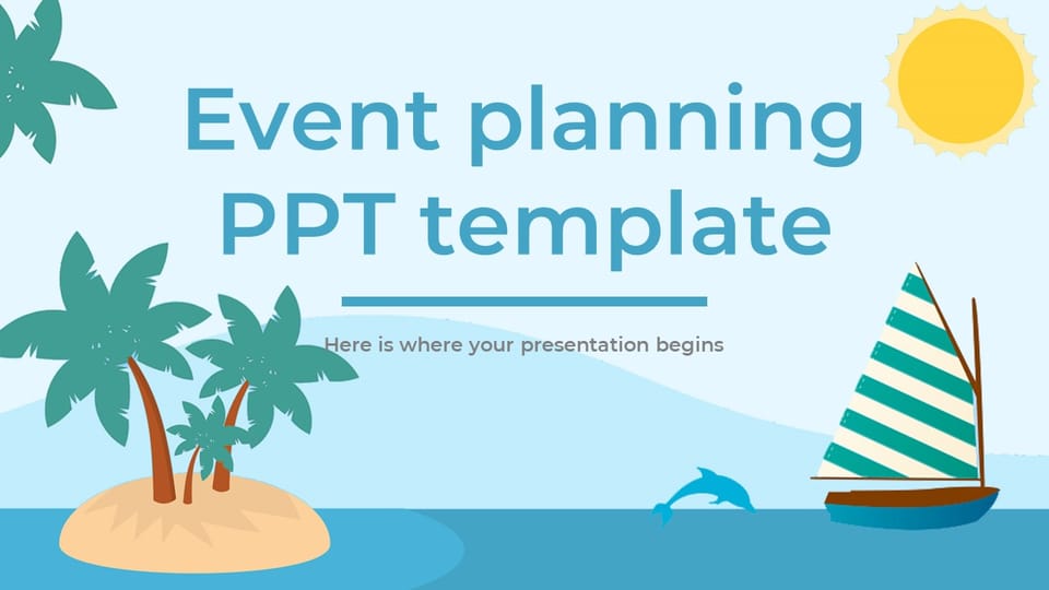 summer season universal cool summer seaside Template For Google Slides And Powerpoint -page 0