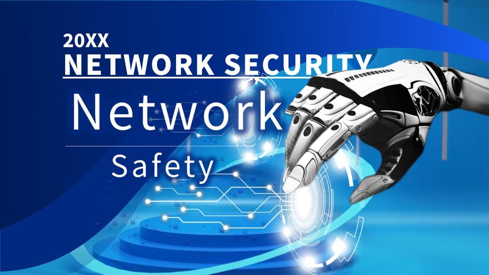 telecommunications and internet industry network security inspection work Template For Google Slides And Powerpoint -page 0