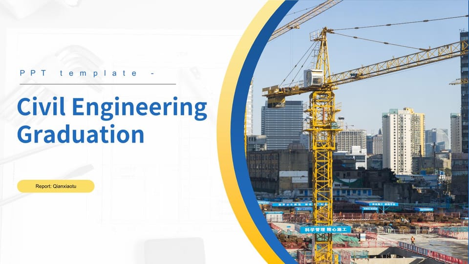 thesis defense for majors in civil engineering and construction Template For Google Slides And Powerpoint -page 0
