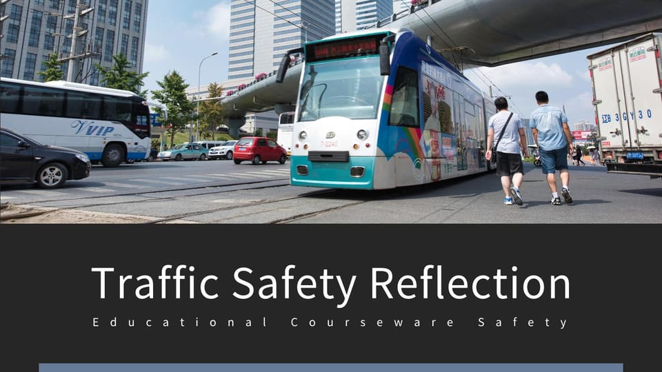 traffic safety reflection day public welfare publicity general Template For Google Slides And Powerpoint -page 0
