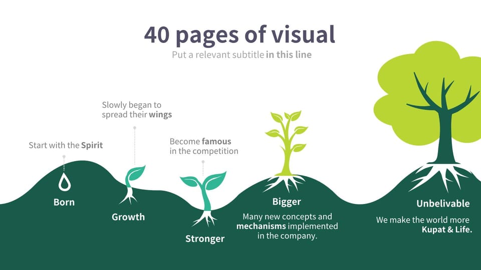 tree growing out of the ground powerpoint background -page 0