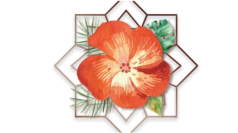 watercolor flowers general dynamic powerpoint background -page 0