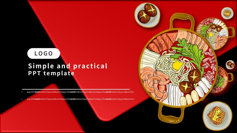 winter food black red Template For Google Slides And Powerpoint -page 0