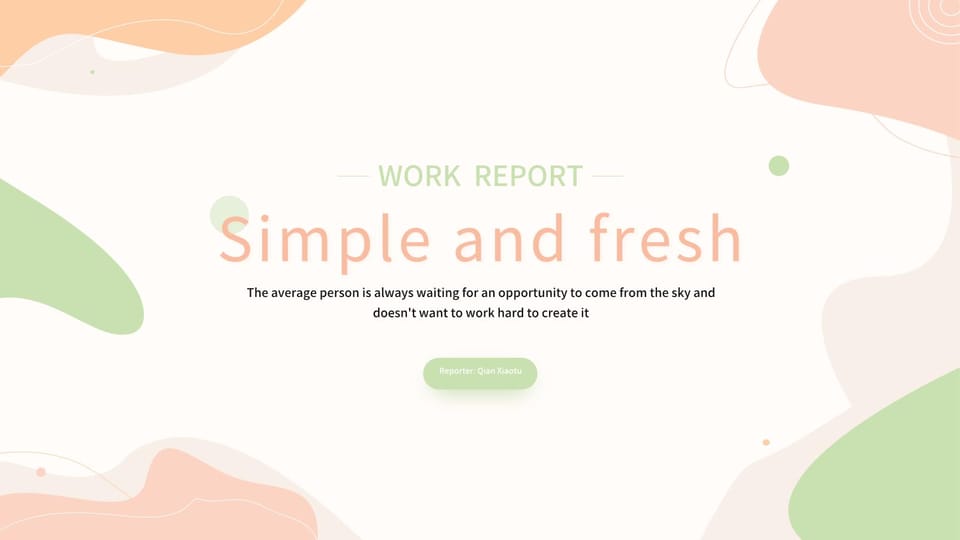 work report giorgio morandi Template For Google Slides And Powerpoint -page 0