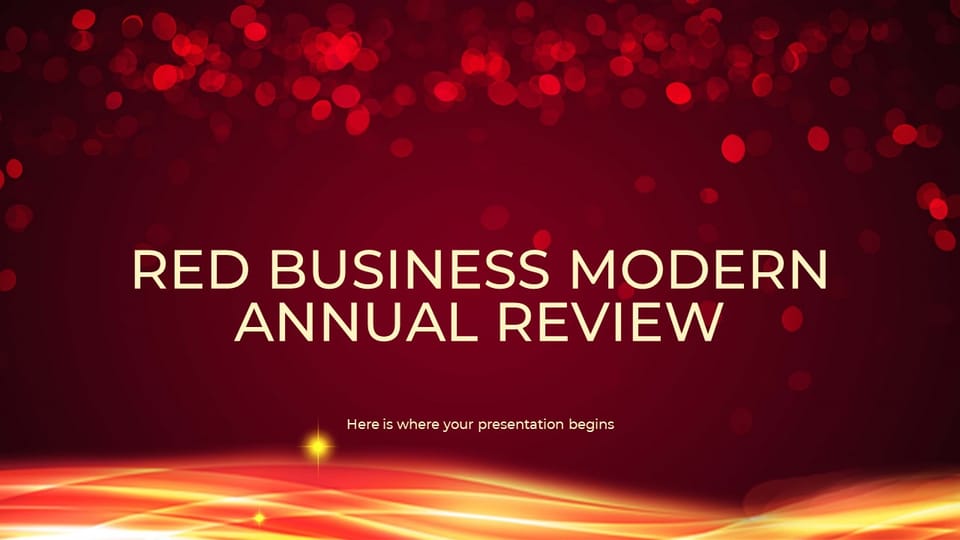year-end thank you party Template For Google Slides And Powerpoint -page 0