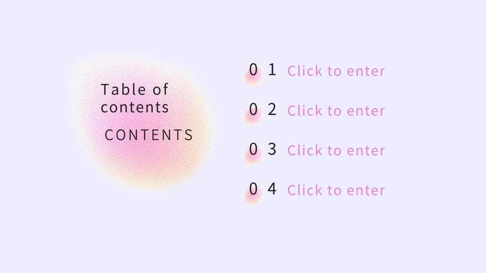 gradient block light color minimalist minimalist magazine style Template For Google Slides And Powerpoint -page 1