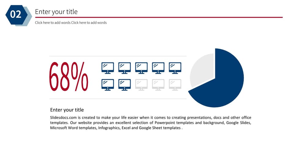 red and blue simple work report Template For Google Slides And Powerpoint -page 10