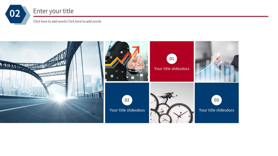 red and blue simple work report Template For Google Slides And Powerpoint -page 11