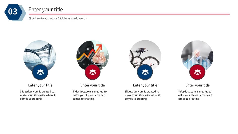 red and blue simple work report Template For Google Slides And Powerpoint -page 13