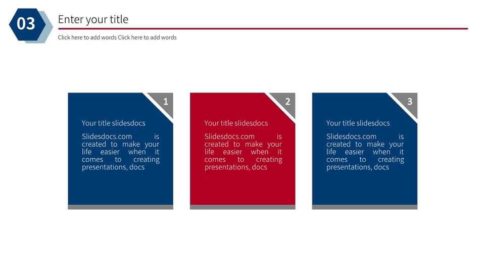 red and blue simple work report Template For Google Slides And Powerpoint -page 14