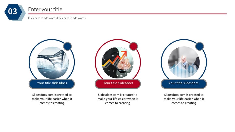 red and blue simple work report Template For Google Slides And Powerpoint -page 16