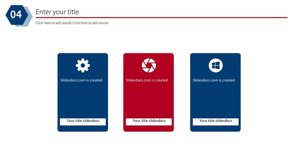 red and blue simple work report Template For Google Slides And Powerpoint -page 19