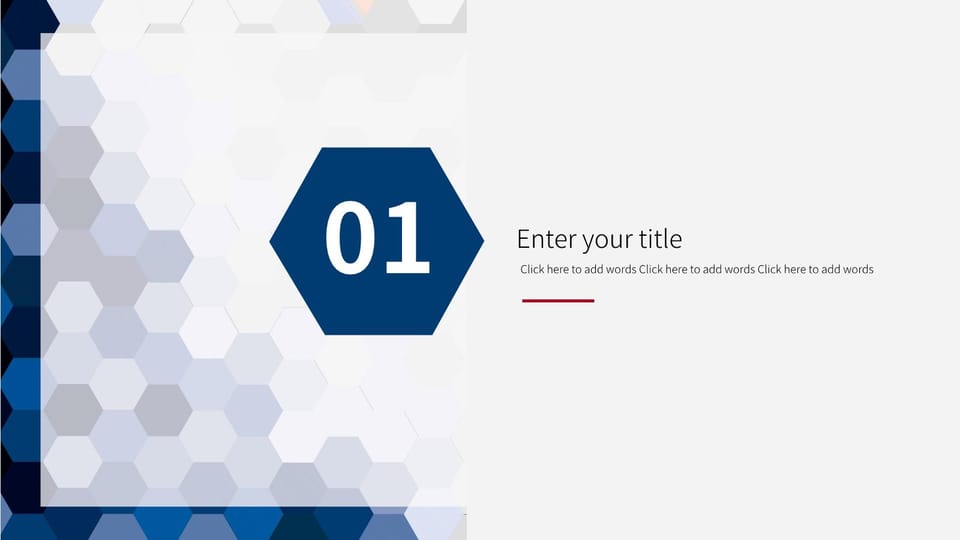 red and blue simple work report Template For Google Slides And Powerpoint -page 2