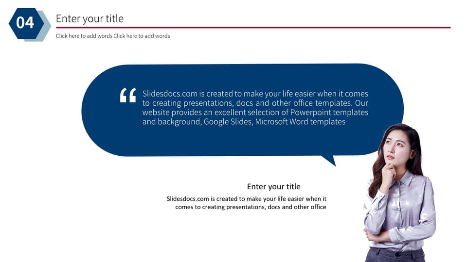 red and blue simple work report Template For Google Slides And Powerpoint -page 22