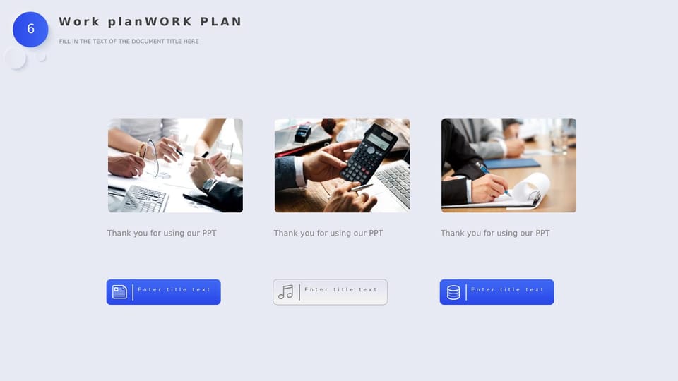 summary of general work plan for a minimalist white wind department Template For Google Slides And Powerpoint -page 5