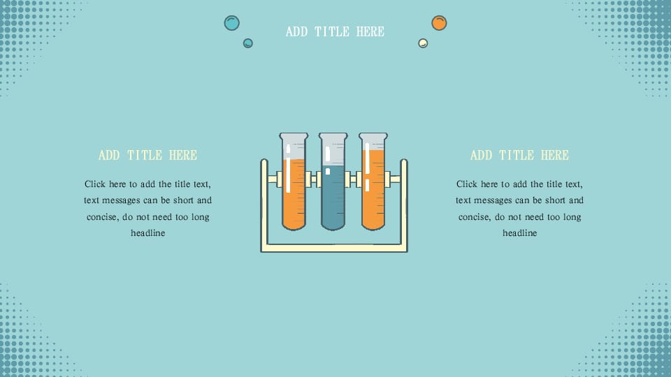 chemistry educational presentation on the green cartoon science center Template For Google Slides And Powerpoint -page 7
