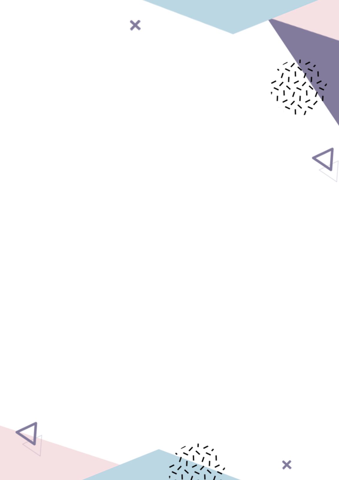 a simple geometric design in purple page border background word template
