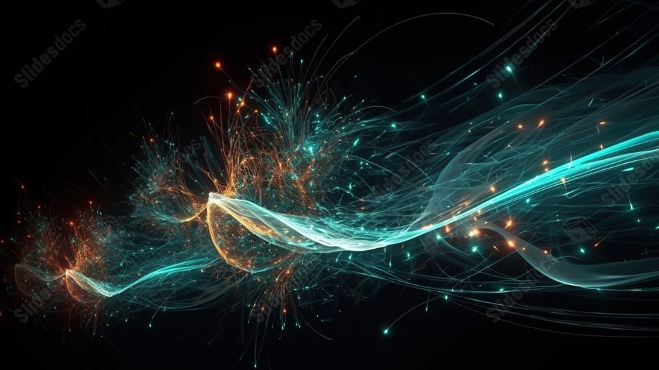 a video of light moving in different directions powerpoint background