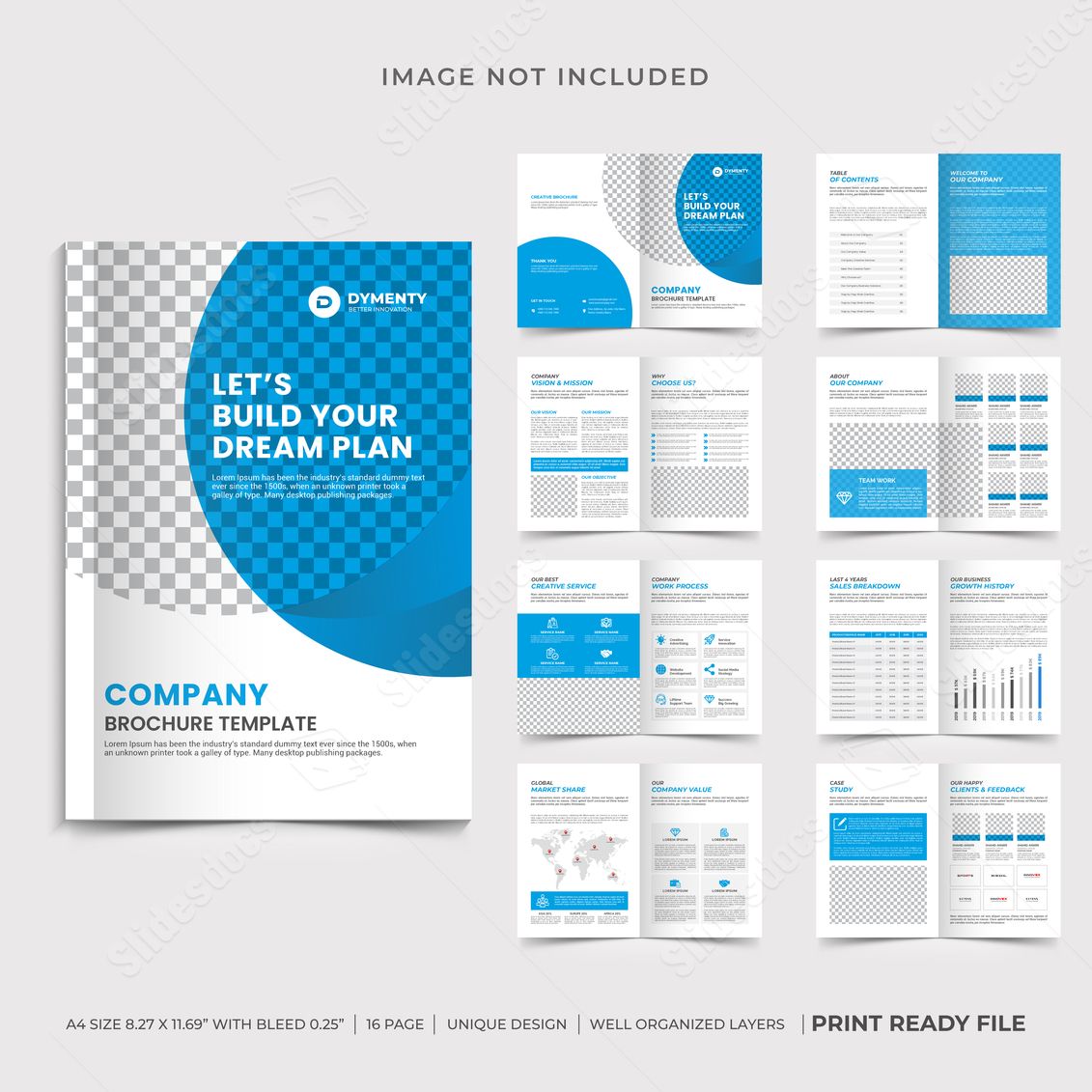 annual report company profile creative minimalist word template