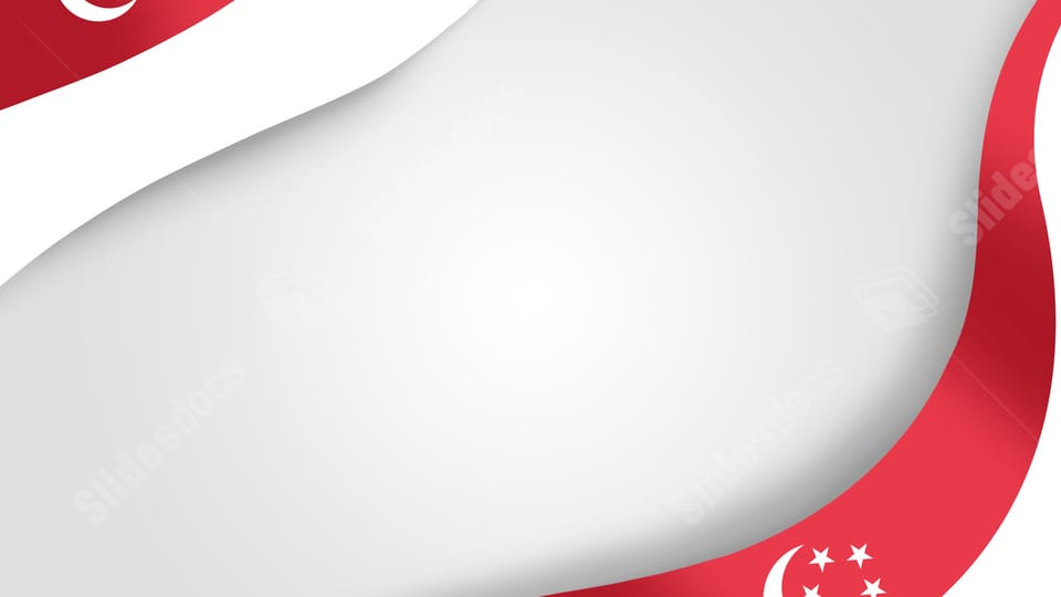 banner flag white cute festival cartoon style powerpoint background