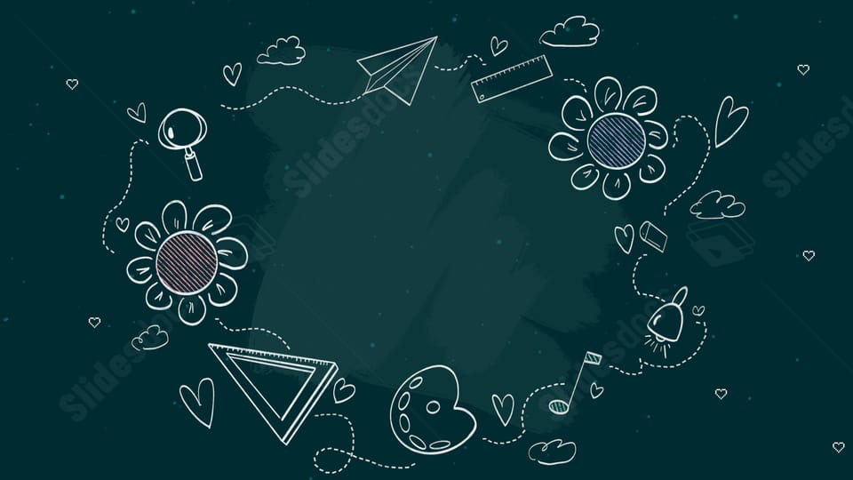 blackboard education black cartoon chalkboard powerpoint background