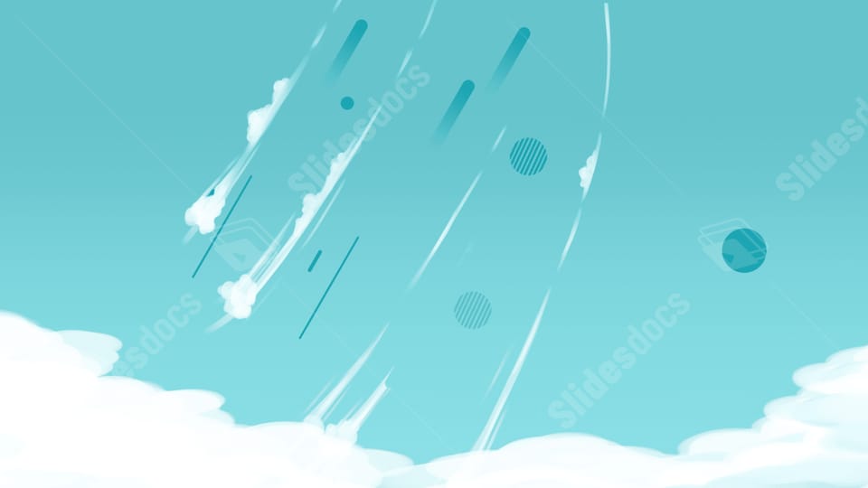 blue education atmosphere training powerpoint background