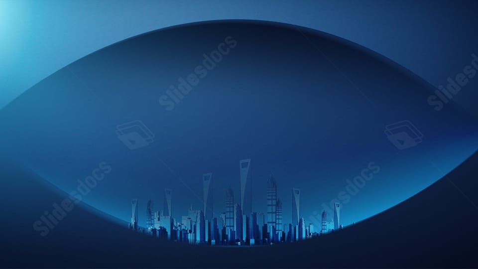 blue light effect business enterprise corporate powerpoint background