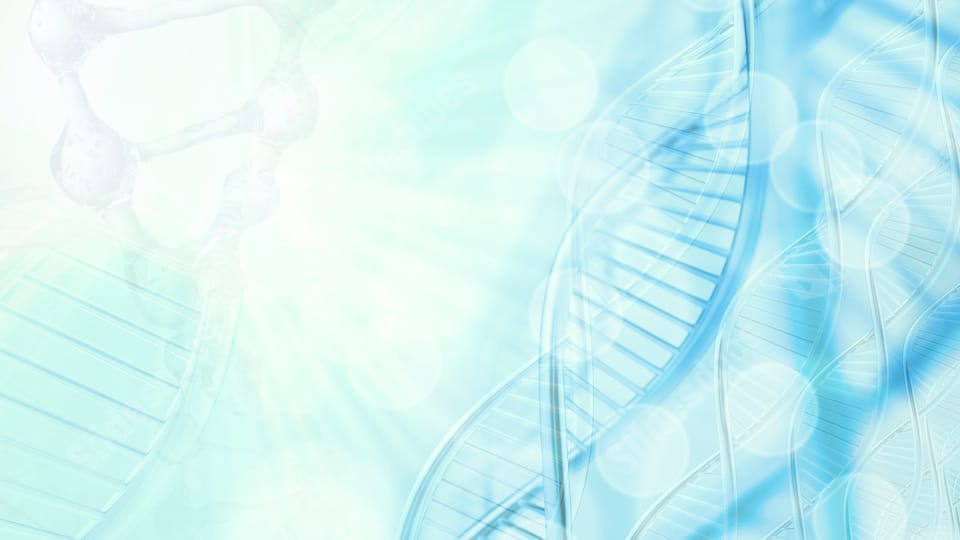 blue biology science health chart cell 3d powerpoint background