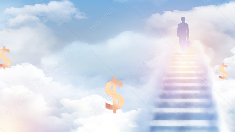 business finance currency minimalistic e-commerce powerpoint background