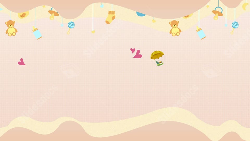 child creative cute cartoon powerpoint background