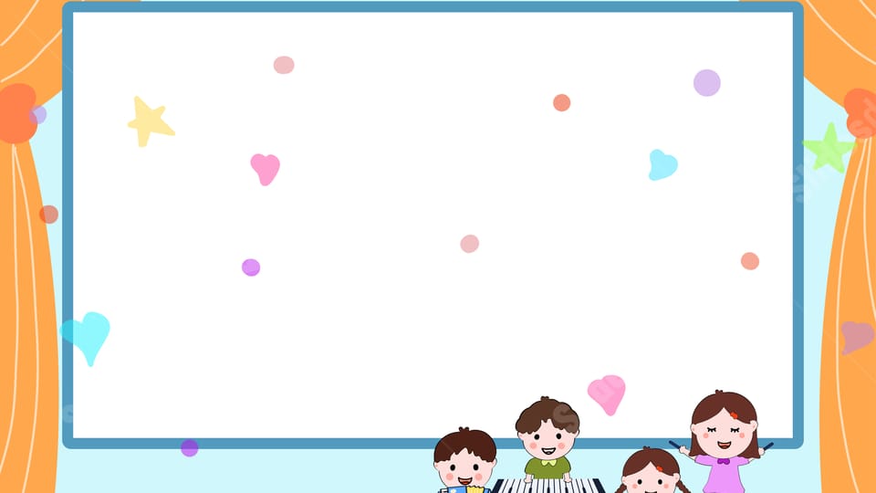 children kids cute nature colorful powerpoint background
