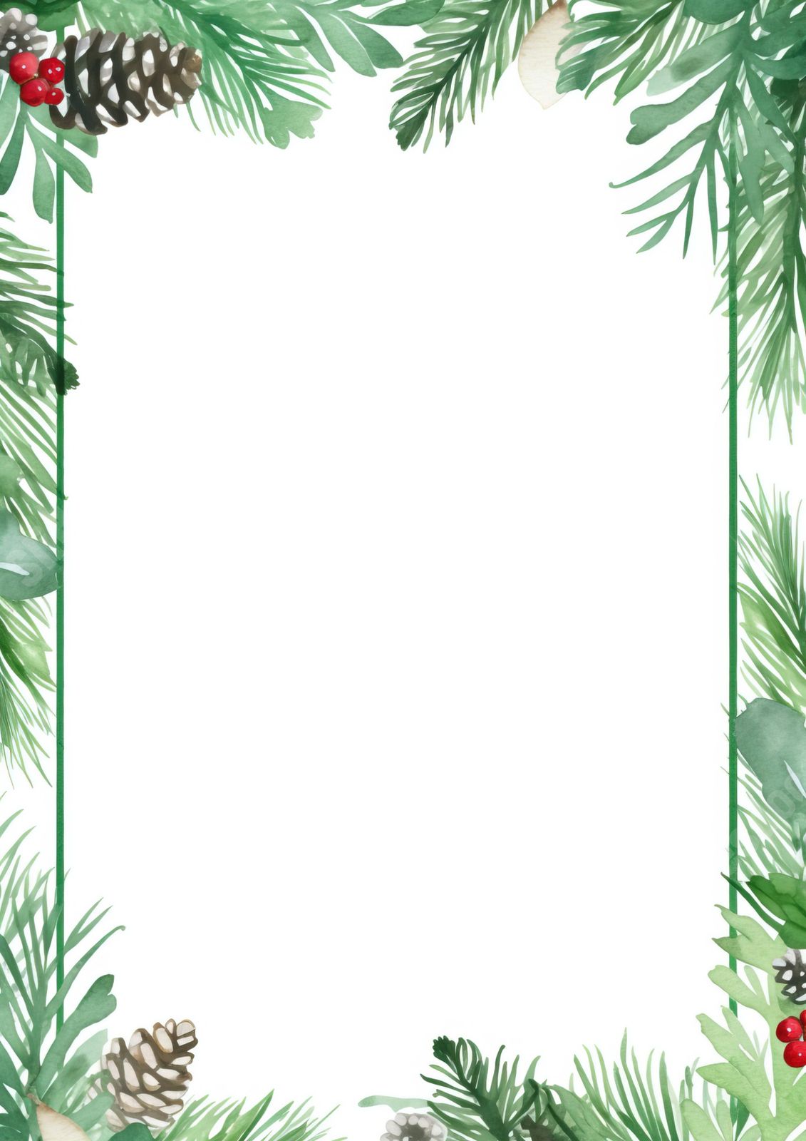 christmas cards card frame connexions branches word template