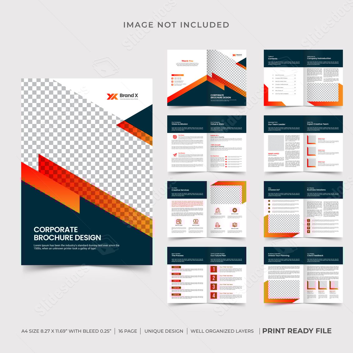 company profile proposal prospectus creative minimalist word template