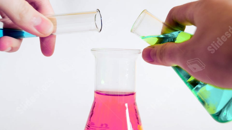 container scientific chemistry research powerpoint background