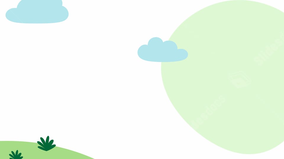 cute simple garden week flower powerpoint background