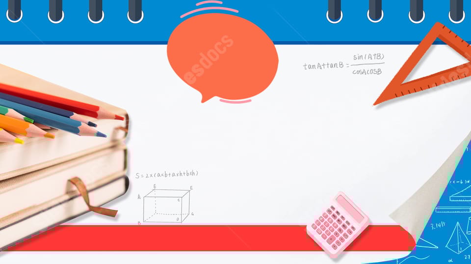 education border stationery training math powerpoint background