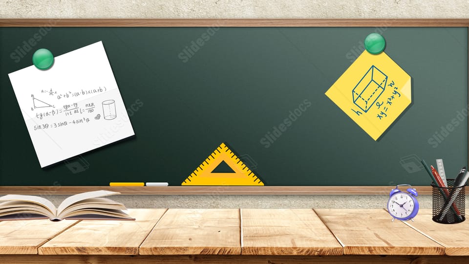 education training blackboard powerpoint background