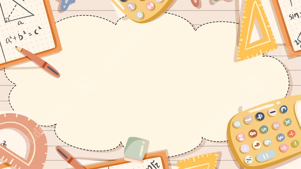 eraser mathematics ruler cute education pink powerpoint background