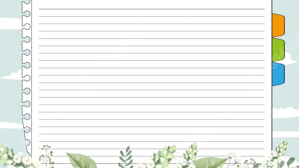 flower flowers white nature cute notebook powerpoint background